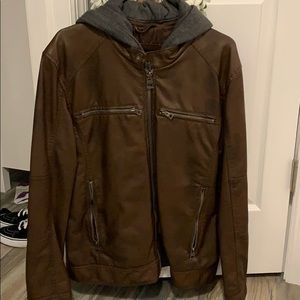 Men’s Guess Leather Jacket